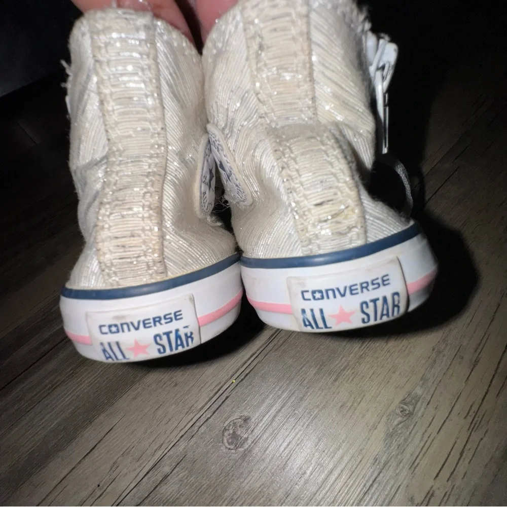 Converse Kids Cream High-Top Sneakers